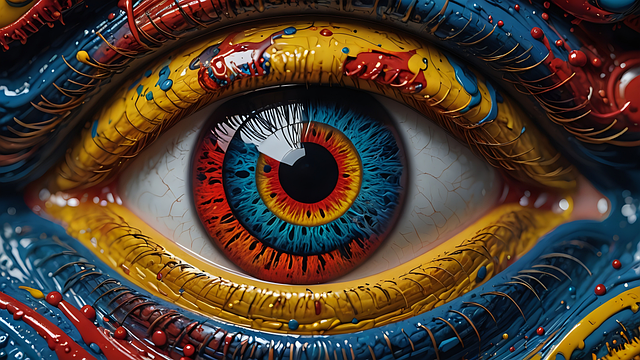 разноцветный глаз